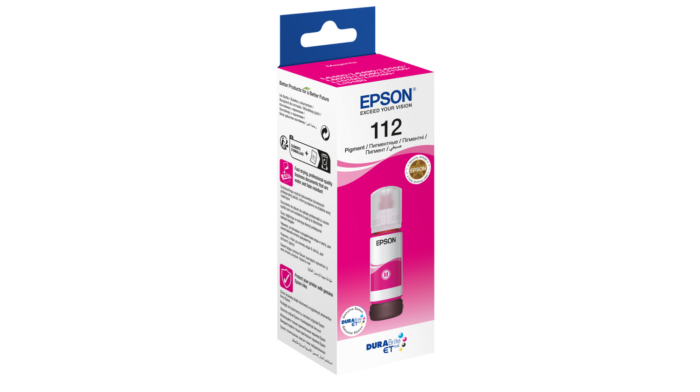 EPSON T06C3 (112) EcoTank Magenta Kırmızı Şişe Mürekkep 70 ml