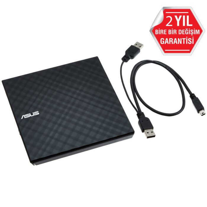 ASUS SDRW-08D2S-U LITE Siyah  8X Harici DVD Yazıcı