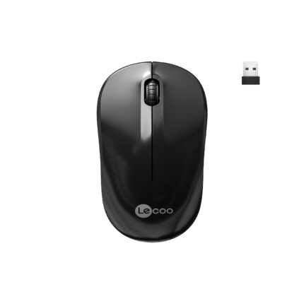 LENOVO LECOO WS206 SİYAH KABLOSUZ 1200DPI 3 TUŞLU OPTİK MOUSE