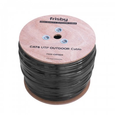 FRISBY FNW-CAT624 Outdoor CAT6 305m UTP 23AWG  Kablo