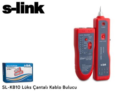 S-LINK SL-KB10 Lüks Çantalı Kablo Bulucu ve Tester