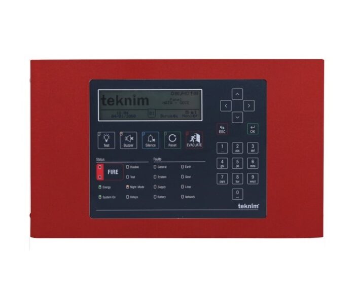 TEKNİM TFP-1240R Analog Adresli Tekrarlayıcı Panel (Kırmızı)