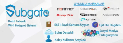 SUBGATE SG1-C500 Hotspot Lisansı - 1 Yıl (500 Kullanıcı)