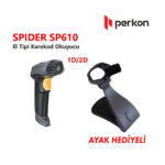 PERKON SPIDER SP610 USB 1D-2D (Karekod) Okuyucu (Ayak Dahil)