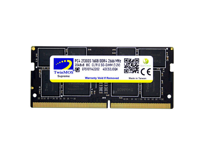 TwinMOS Sodimm 16 GB 2666MHz DDR4  Notebook Ram