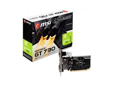 2 GB MSI VGA N730K-2GD3/LP GT730 DDR3 64B DX12 PCIE 2.0 X16 (1XVGA 1XDVI 1XHDMI)