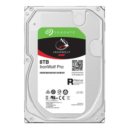 SEAGATE IRONWOLF PRO 8 TB 7200RPM 7/24 DATA KURTARMALI 1-16  Yuvalı Nas içi