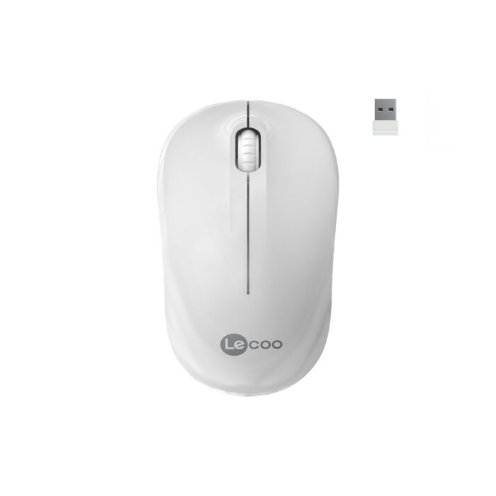 LENOVO LECOO WS206 BEYAZ KABLOSUZ 1200DPI 3 TUŞLU OPTİK MOUSE