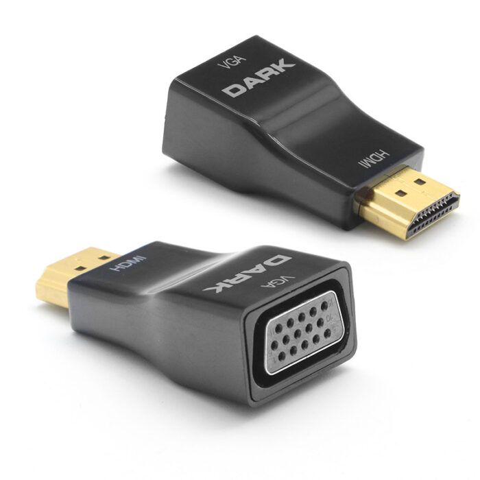 DARK HDMI to VGA Dijital - Analog Dönüştürücüsü