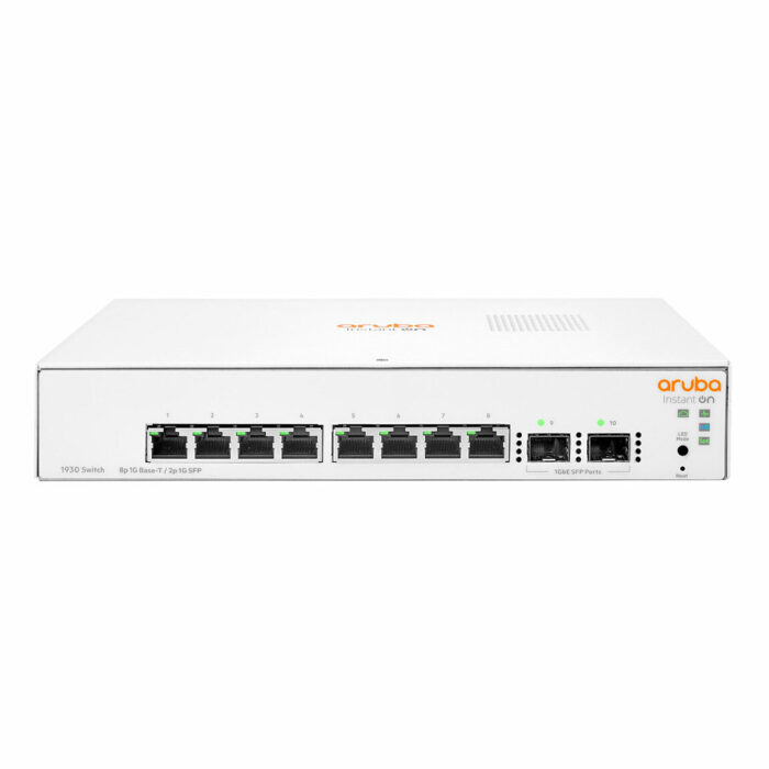 ARUBA JL680A 1930-8G 8 Port Gigabit + 2x SFP Yönetilebilir Switch