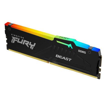 KINGSTON Beast RGB 32GB (2x16) 5600 MHz DDR5 CL36 Siyah Gaming Ram