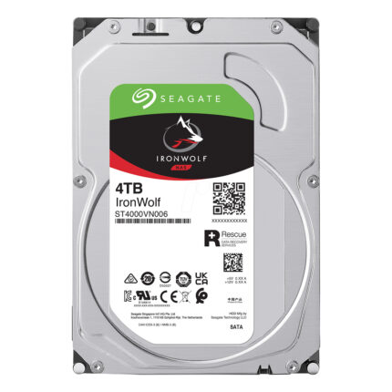 SEAGATE IRONWOLF 4 TB 5400RPM 256MB 7/24 1-8 Yuvalı Nas için