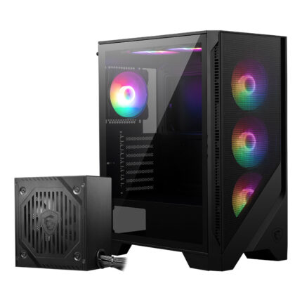 MSI MAG FORGE 120A B65 Temperli Cam 6 x120mm Auto RGB Fan 650W Bronz ATX Gaming