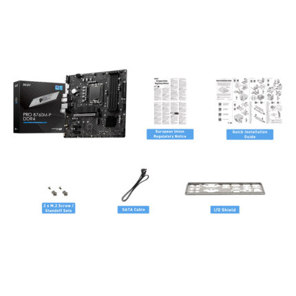 MSI PRO B760M-P DDR4 SOKET 1700 DDR4 4800(OC) PCI-E