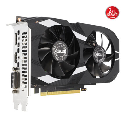 6 GB ASUS DUAL-RTX3050-O6G RTX 3050 GDDR6 96bit 1537MHz OC DVI HDMI DP EKRAN KAR