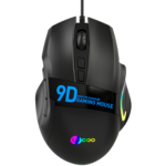 LECOO MS130 SİYAH KABLOLU RGB LED AYDINLATMALI 7200DPI MAKRO OYUNCU MOUSE