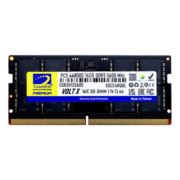 TwinMOS Sodimm DDR5 16GB 5600MHz CL46 Notebook Ram