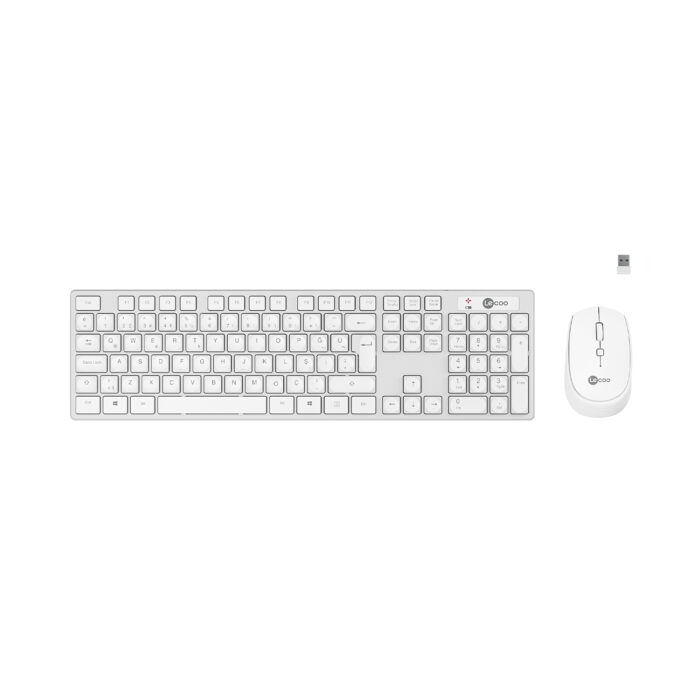 LENOVO LECOO KM2001 BEYAZ KABLOSUZ TÜRKÇE Q KLAVYE & MOUSE SET