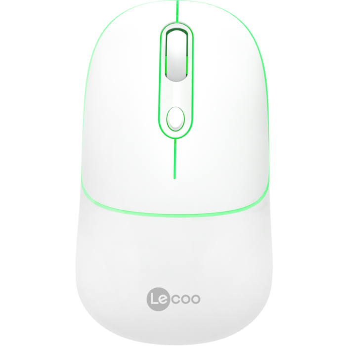 LENOVO LECOO WS210 BEYAZ BLUETOOTH & 2.4G WİFİ WİRELESS CHARGİNG  MOUSE