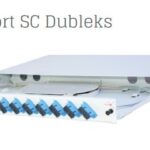 Full Set 4 Fiberli MM SC DX 1U Rack Tipi Fiber Panel