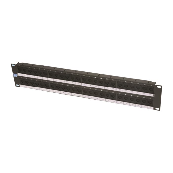 HCS 48 Port RJ-45 UTP CAT6 patch panel 19’’ 