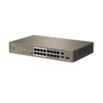 TENDA TEF1118P-16-150W 16FE PoE Port (150W), 1GE Uplink, 1xCombo SFP Switch - KAR53207 - Görsel 3