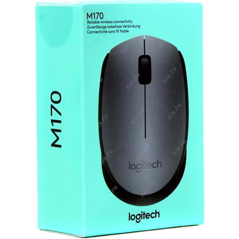 41807 LOGITECH M170 Gri Kablosuz Mouse (910-004642) - KAR41807 - Görsel 1