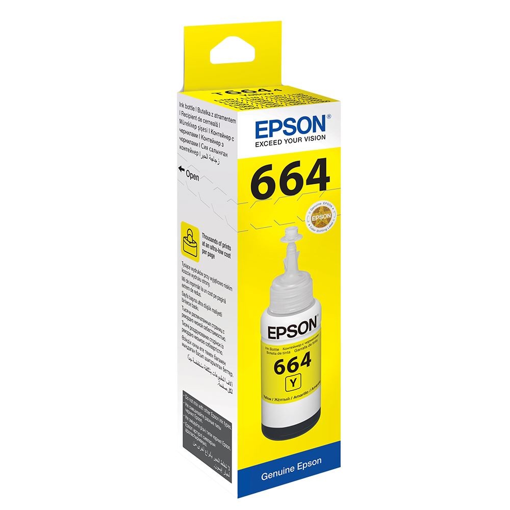 47122 EPSON T6644 L100/ L200/L300 YELLOW MÜREKKEP 70ML - KAR47122 - Görsel 1