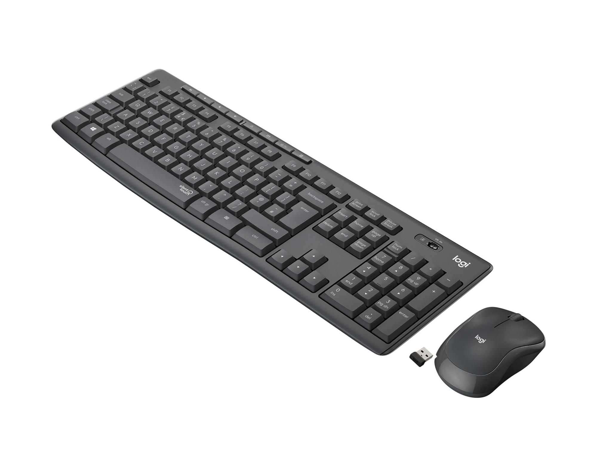 51940 LOGITECH MK295 Kablosuz Klavye Mouse MM Set Siyah (920-009804) - KAR51940 - Görsel 1