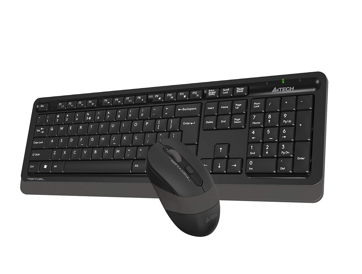 52301 A4 TECH FG1010-F FN-MM GRİ KABLOSUZ SET SET F KLAVYE, MOUSE - KAR52301 - Görsel 1