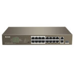 TENDA TEF1118P-16-150W 16FE PoE Port (150W), 1GE Uplink, 1xCombo SFP Switch - KAR53207