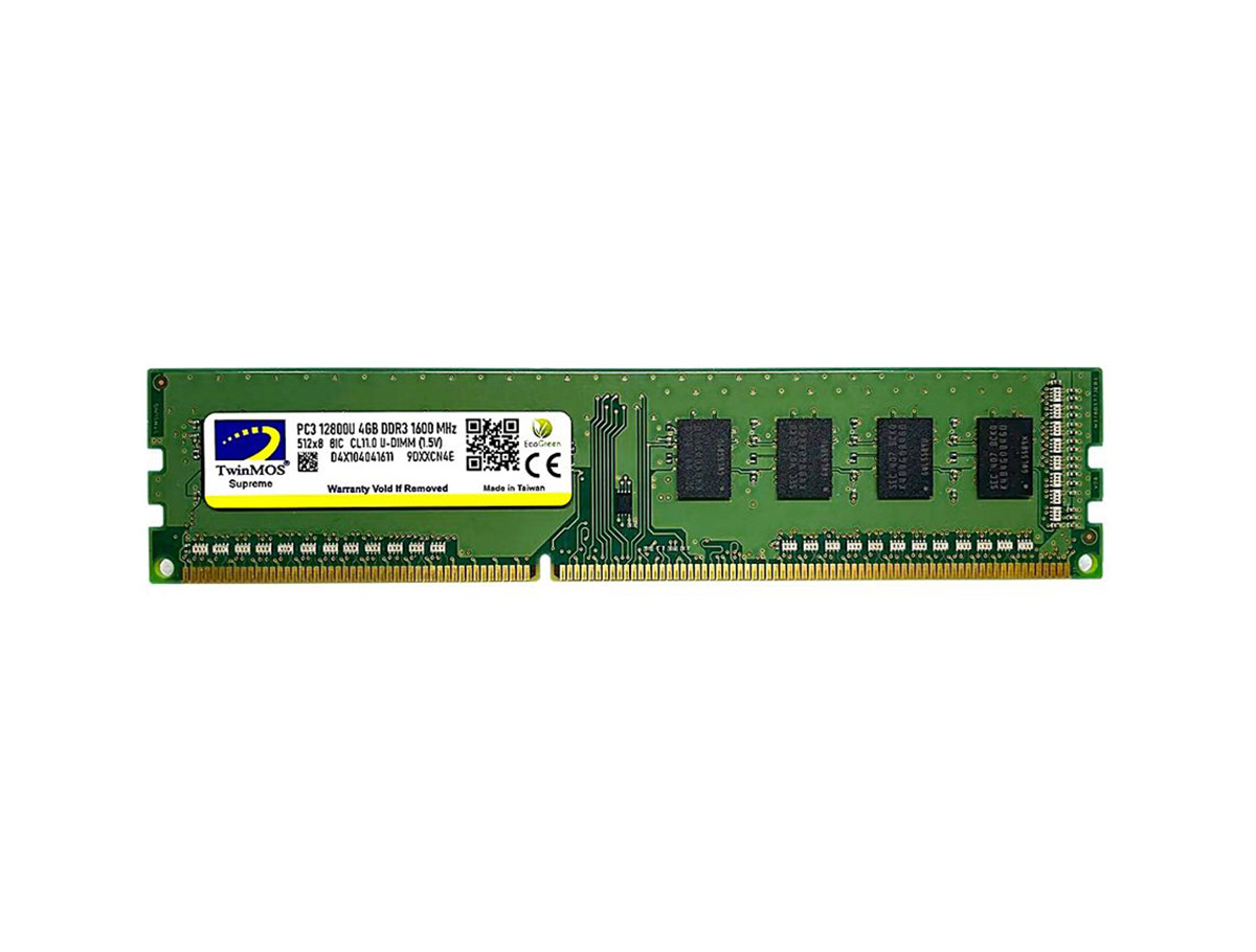 54747 TwinMOS DDR3 4GB 1600MHz 1.5v Desktop Ram - KAR54747 - Görsel 1