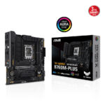 ASUS TUF GAMING B760M-PLUS Intel B760 LGA1700 DDR5 7200 HDMI 2x M2 USB3.2 AURA R - KAR59032 - Görsel 2