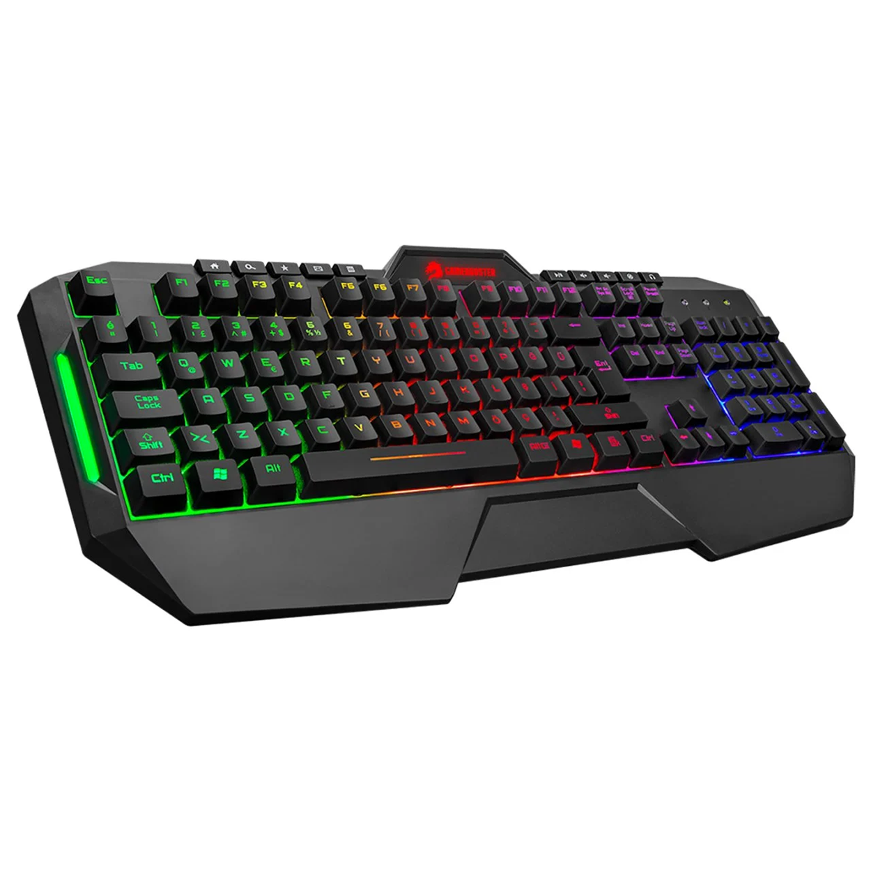 WKLE1dPYWrfvQhK30aj9xTIWyaZkrw6MtpMgDv60 GameBooster G59K Frontier Rainbow Aydınlatmalı Membrane Oyun Klavyesi - KAR49756 - Görsel 1