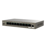 TENDA TEG1110PF-8-102W 8GE PoE Port (102W), 1xCombo Uplink Desktop Switch - KAR56999 - Görsel 3