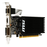 2 GB MSI VGA GT 710 2GD3H LP GT710 DDR3 64B DX12 PCIE 3.0 X16 1XVGA 1XDVI 1XHDMI - KAR41582 - Görsel 3