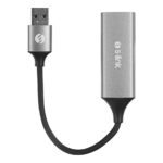 S-LINK SW-U334 Gri Metal USB 3.0 to RJ45 10/100/1000Mbps Gigabit Adaptör - KAR60068