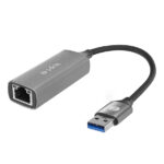S-LINK SW-U334 Gri Metal USB 3.0 to RJ45 10/100/1000Mbps Gigabit Adaptör - KAR60068 - Görsel 2