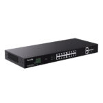 TENDA TEG1120P-16-250W 16GE PoE Port (250W), 2x Uplink, 2xSFP Switch - KAR60576