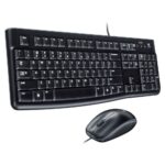 LOGITECH MK120 Kablolu Klavye Mouse MM Set Siyah USB (920-002560) - KAR22763