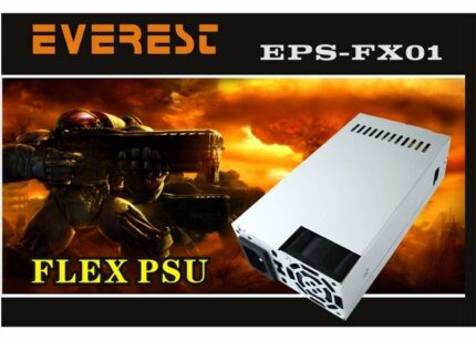 EVEREST EPS-FX01 SLIM 250W 4cm Fan 2 SATA 2 IDE Flex Power Supply - KAR29656