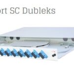 Full Set 4 Fiberli SM SC DX 1U Rack Tipi Fiber Panel - KAR31812