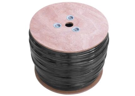 S-LINK SL-CAT609 CAT6 305m 23AWG 0.56mm CCA Double Jack GRİ+Siyah OUTDOOR Kablo - KAR43310