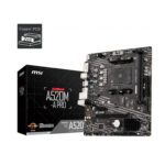 MSI A520M-A PRO AM4 DDR4 4600(OC) DVI HDMI M.2 USB3.2 mATX - KAR52352