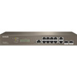TENDA TEG5312F 8GE Port, 2GE Uplink, 2xSFP L3 Yönetilebilir Switch - KAR53786