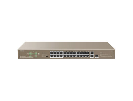 TENDA TEF1126P-24-250W 24FE PoE Port (250W), 1GE Uplink, 1xCombo SFP Switch - KAR54067