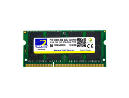 TwinMOS Sodimm 8 GB 1600MHz 1.35V Low Voltage DDR3  Notebook Ram - KAR54752