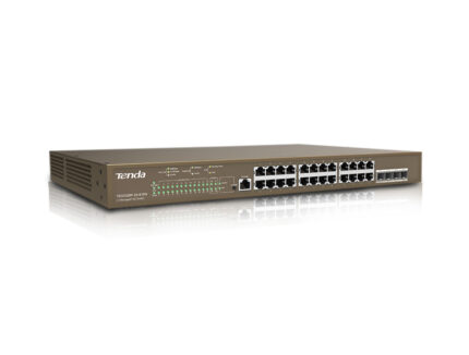 TENDA TEG5328P-24-410W 24GE PoE Port (370W), 4xSFP L3 Yönetilebilir Switch - KAR54917