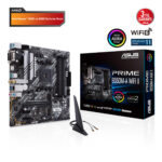 ASUS PRIME B550M-A WIFI II AMD B550 AM4 DDR4 4866 HDMI DVI VGA Çift M2 USB3.2 AX - KAR57141 - Görsel 2