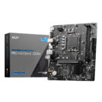 MSI PRO H610M-E DDR4 SOKET 1700 DDR4 3200(OC) HDMI VGA M.2 USB3.2 1x 1G LAN mATX - KAR57379 - Görsel 2